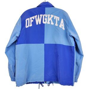 ODD FUTURE Jacket Adult Medium Blue Colorblock OFWGKTA Spell Out Hip Hop Street